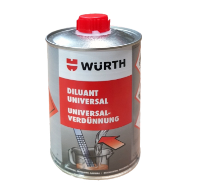 Diluant acrilic normal, Wurth Universal Thinner, pentru diluant grund, vopsea, lac, gramaj 1 litru [1]