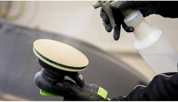 Disc abraziv, 3M™ Trizact™ Hookit™ Foam Abrasive Disc 443 SA, pentru matuit inainte de polish, diferite duritati P1000 - P8000, Ø 150 mm, 1 bucata [3]
