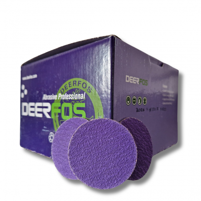 Disc abraziv ceramic, Deerfos QuickChange BORA7, slefuire pe uscat, diametru 50 mm [2]