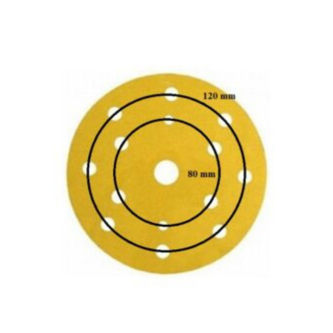 Disc abraziv, Deerfos Paper CA331 V 15H/XX0, slefuire pe umed, diametru 150 mm [4]
