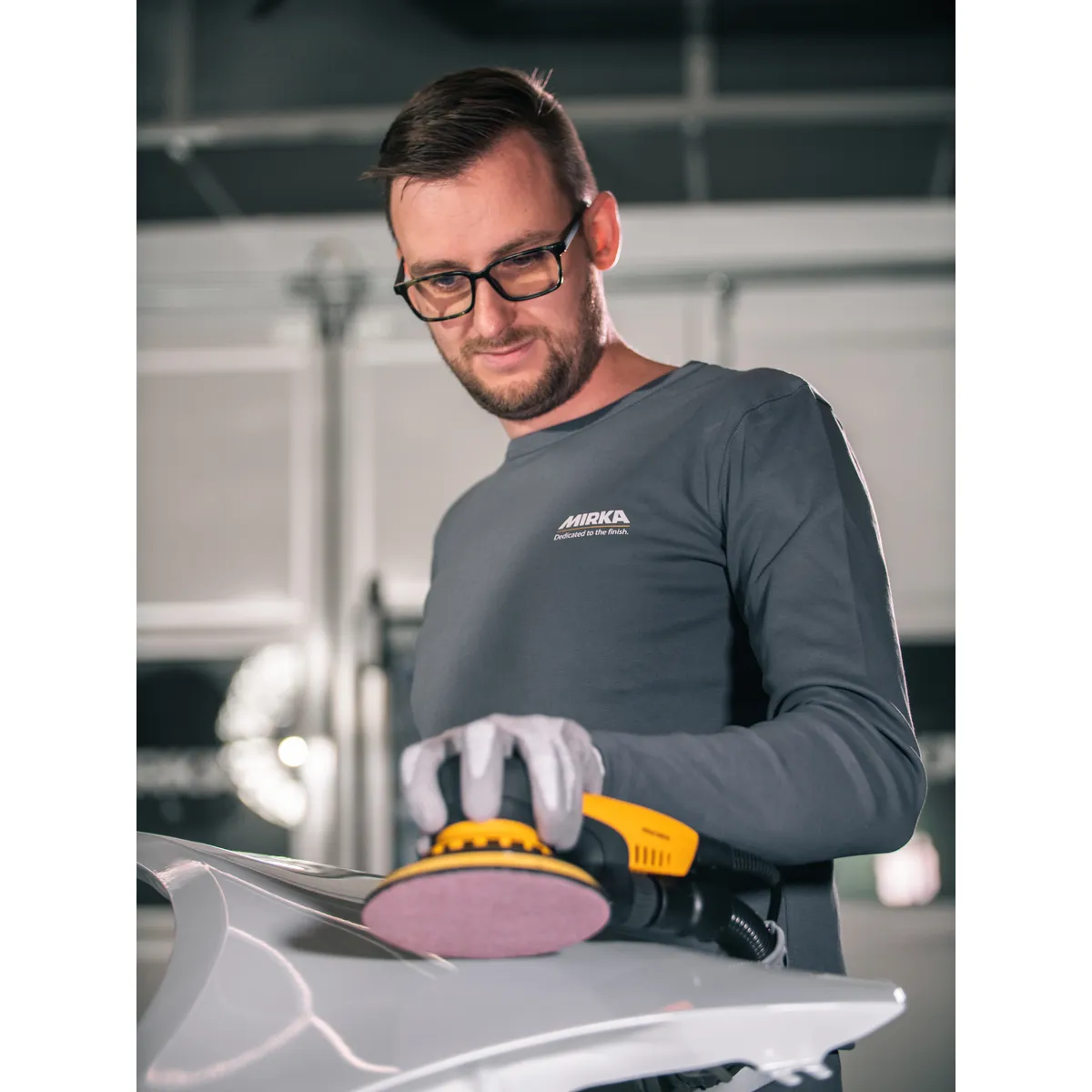Disc abraziv slefuit, Mirka® Abranet® Ace Grip, prindere velcro, duritati P80 - P1000, Ø 150 mm [3]