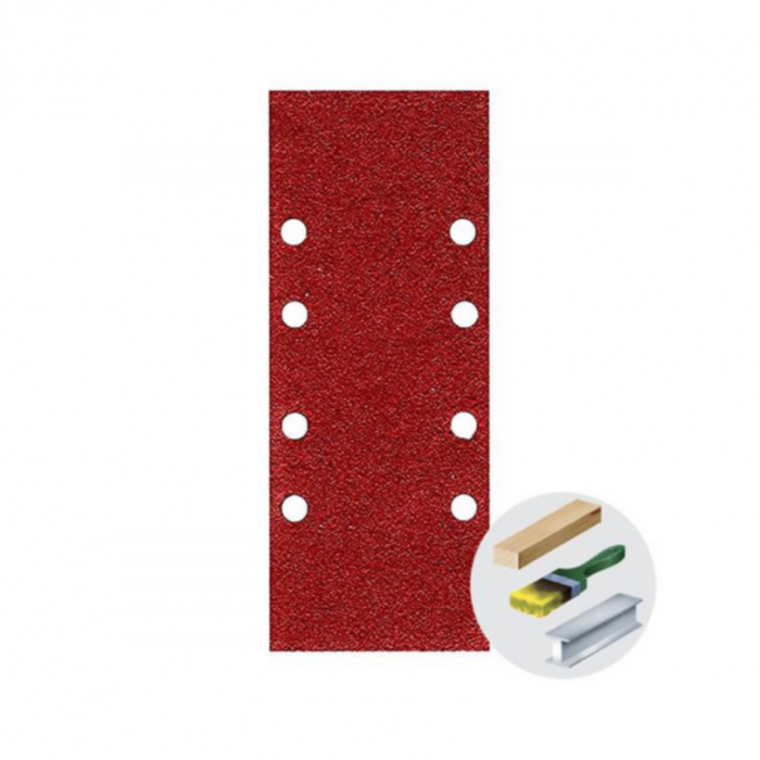 Hartie abraziva slefuit, Norton Flexovit Red, velcro, dimensiune 93 x 230 [1]