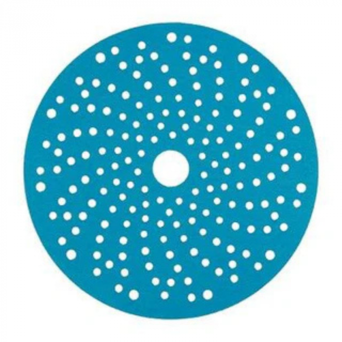Disc abraziv slefuit velcro, 3M Blue 325U, Multihole, duritate P80 - P600, diametru Ø 150 mm [1]