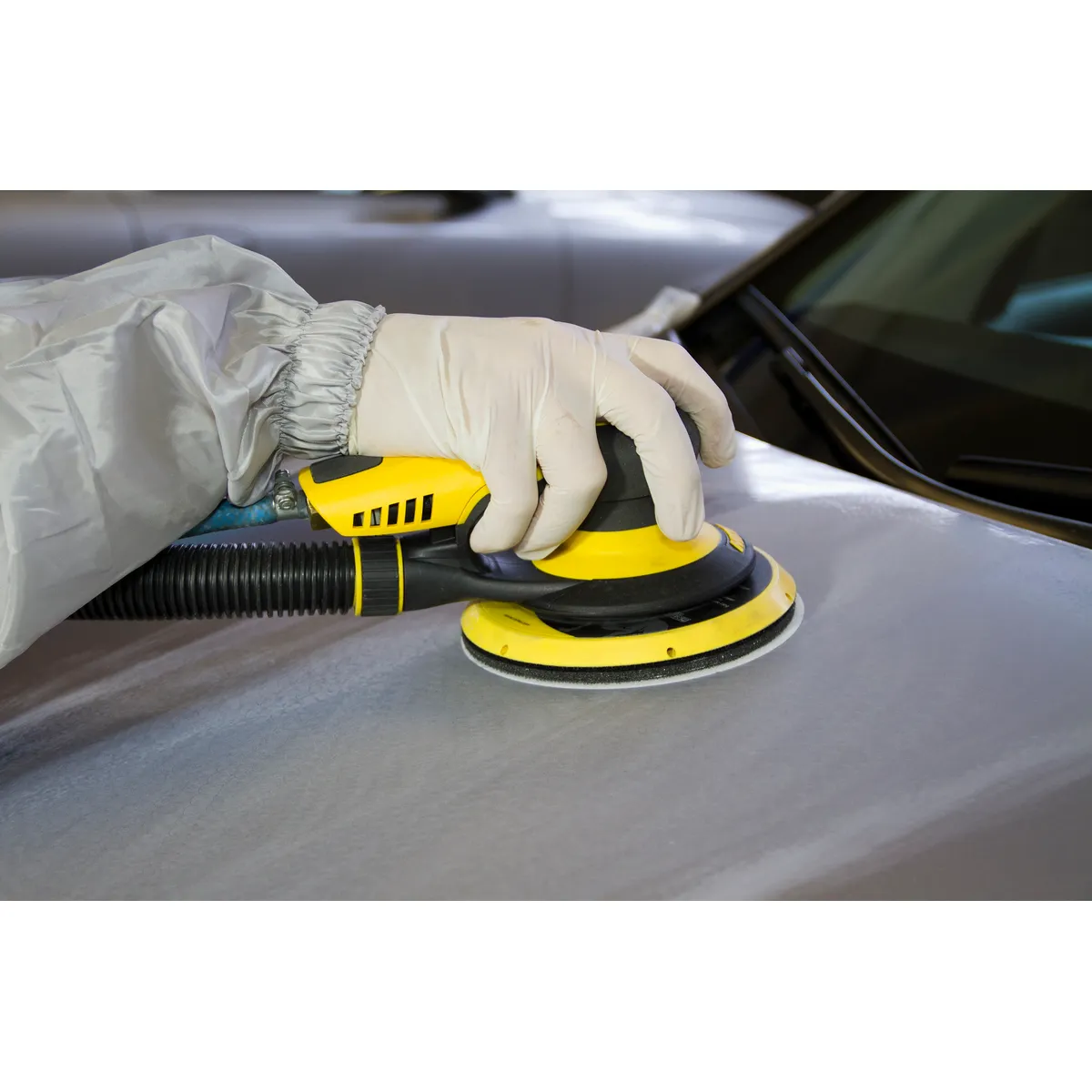 Disc polish film, Mirka® Microstar®, prindere velcro 15 orificii, duritati P800 - P2500, Ø 150 mm [3]