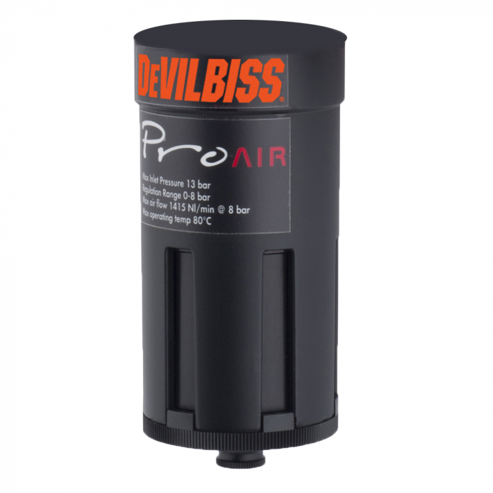 Cartus filtrare, DeVilbiss PRO AIR 72, metalic, cu supapa de scurgere [1]