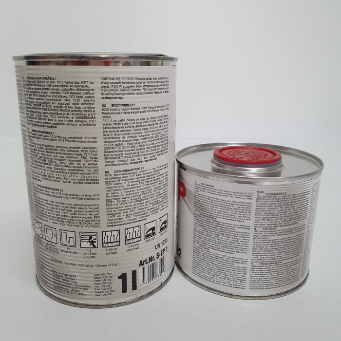 Epoxy Primer, Soll S-EP 2:1, contine intaritor, cantitate la alegere 1 litru ori 0.5 litri [4]