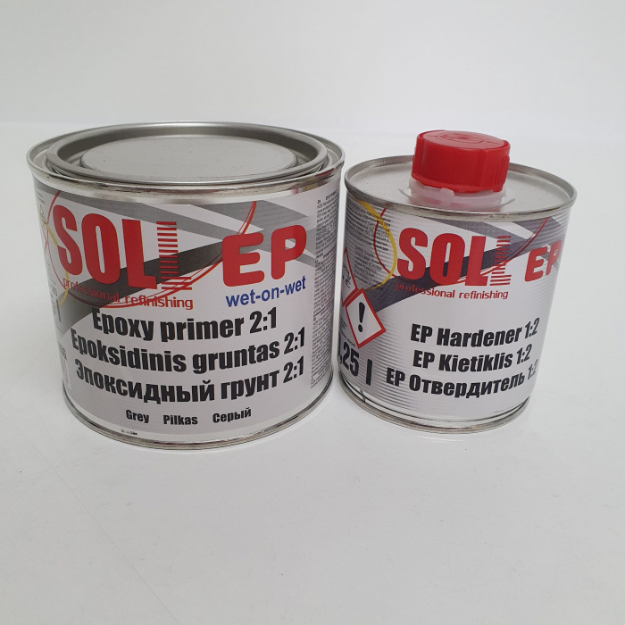 Epoxy Primer, Soll S-EP 2:1, contine intaritor, cantitate la alegere 1 litru ori 0.5 litri [5]
