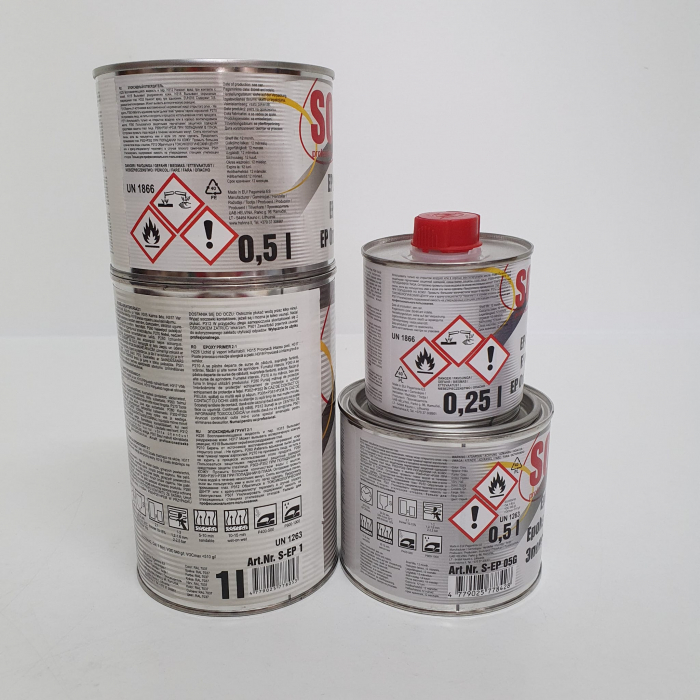 Epoxy Primer, Soll S-EP 2:1, contine intaritor, cantitate la alegere 1 litru ori 0.5 litri [8]