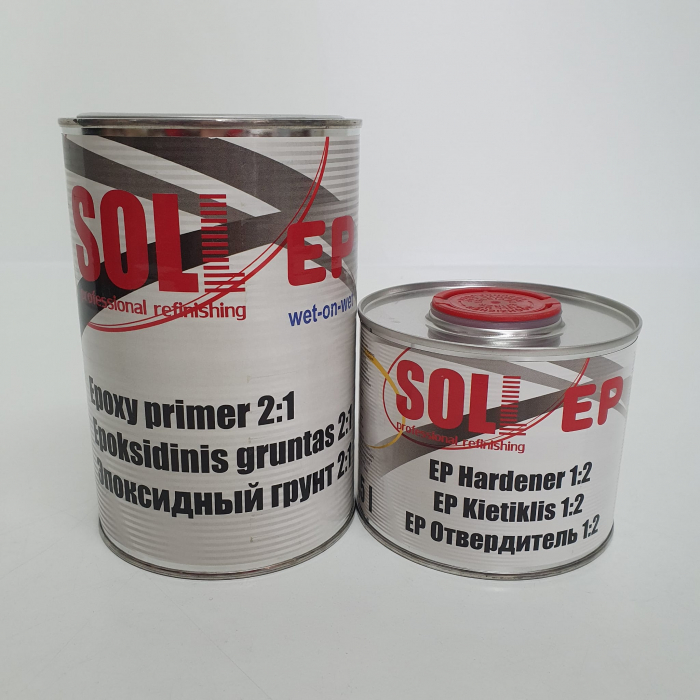 Epoxy Primer, Soll S-EP 2:1, contine intaritor, cantitate la alegere 1 litru ori 0.5 litri [3]