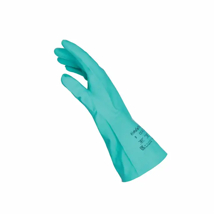 Manusi nitril, Finixa GLC Solvex, culoare verde, diferite marimi, 1 pereche [1]