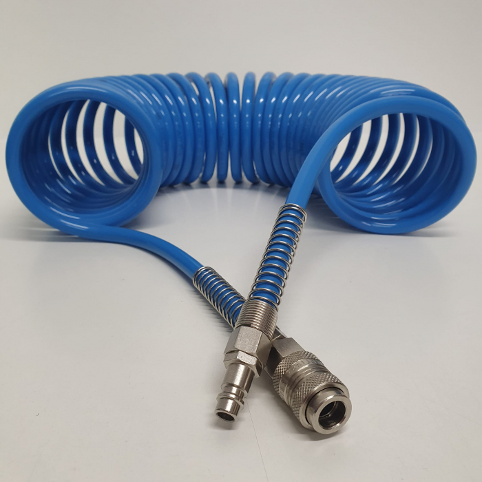 Furtun aer, RILSAN PA100, spiralat, Ø 10mm, lungime 10 metri [2]