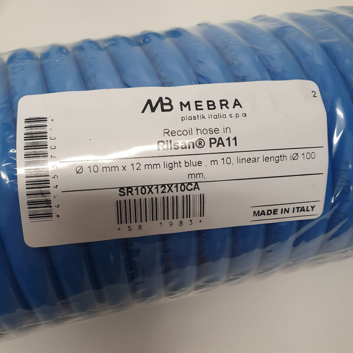 Furtun aer, RILSAN PA100, spiralat, Ø 10mm, lungime 10 metri [4]
