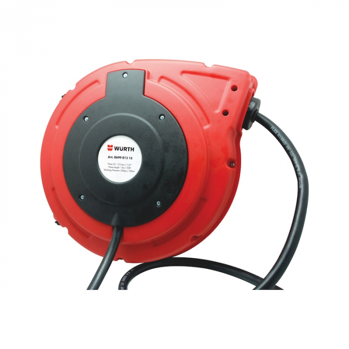 Furtun aer, Wurth 699 010 15, cu tambur Ø 9.5 mm, lungime 15 metri [1]