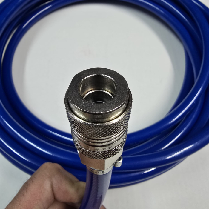 Furtun alimentare aer flexibil, MW PUR 1185, sertizat Ø 10 mm, lungime la alegere 5 m / 7.5 m / 10 m / 15 m / 20 m [3]