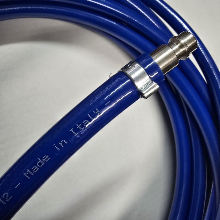 Furtun alimentare aer flexibil, MW PUR 1185, sertizat Ø 10 mm, lungime la alegere 5 m / 7.5 m / 10 m / 15 m / 20 m [6]