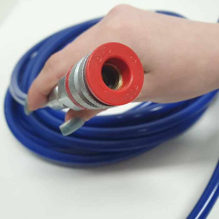 Furtun alimentare aer flexibil, MW PUR 1185, sertizat proferional Ø 10 mm, lungime la alegere 5 m / 10 m [2]