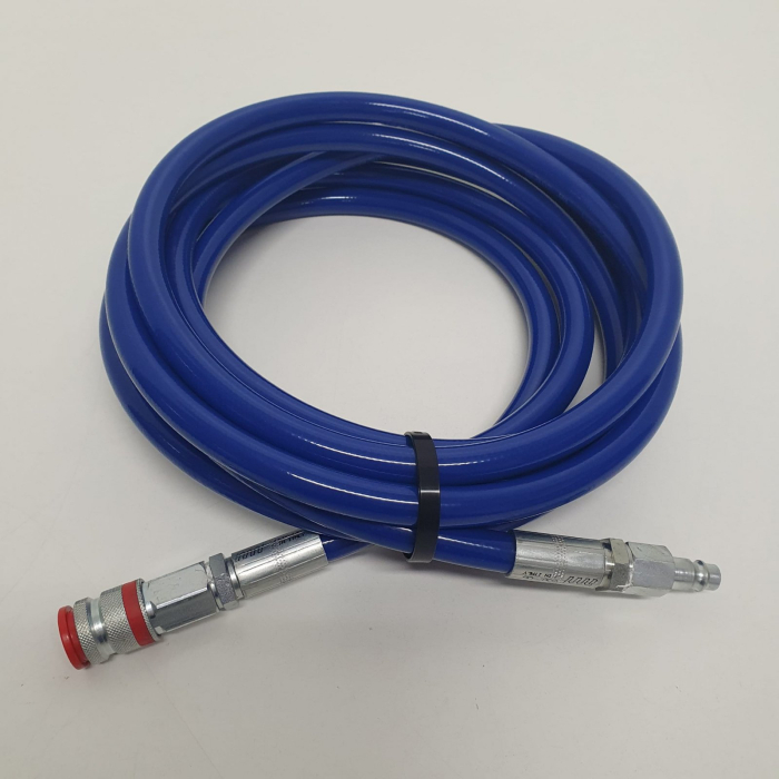 Furtun alimentare aer flexibil, MW PUR 1185, sertizat proferional Ø 10 mm, lungime la alegere 5 m / 10 m [4]
