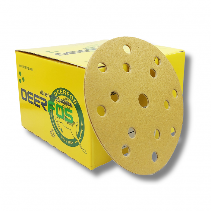 Disc abraziv, Deerfos Paper CA331 V 15H/XX0, slefuire pe umed, diametru 150 mm [3]