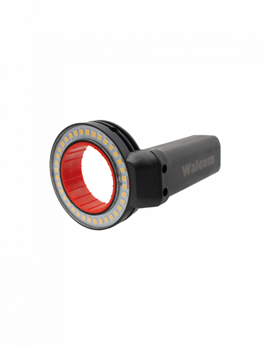 Lampa auxiliara universala led, Walcom 360 True Light, se poate monta pe diferite pistoale de vopsit [4]