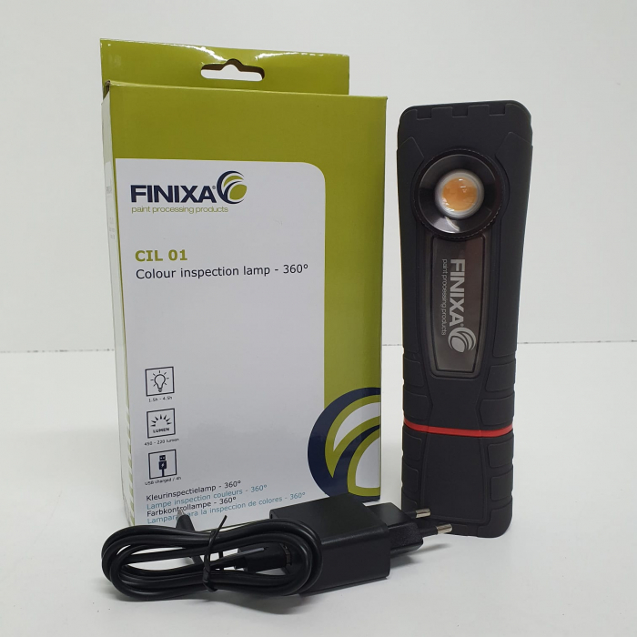 Lampa verificat nuanta si inspectia vopselei, Finixa CIL 01, lanterna cu led si acumulator [15]