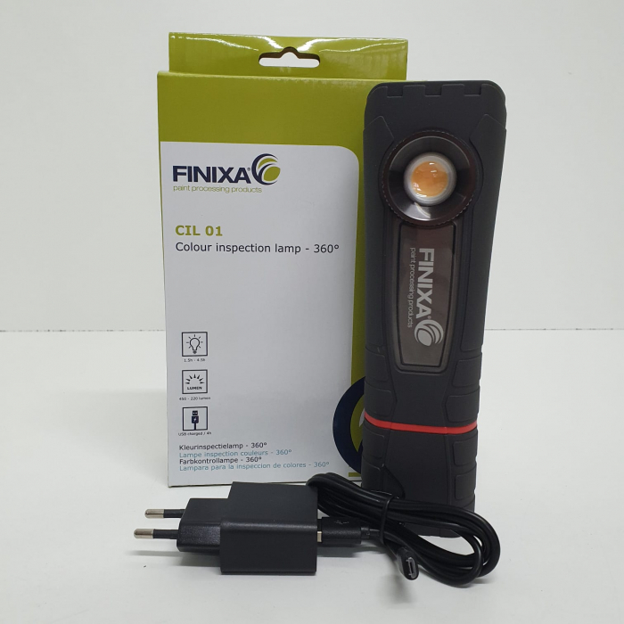 Lampa verificat nuanta si inspectia vopselei, Finixa CIL 01, lanterna cu led si acumulator [11]