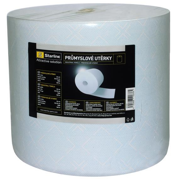 Rola hartie, Starline ACST067, 1000 servetele, 2 straturi, culoare a;bastru, dimensiune 26 x 36cm [1]