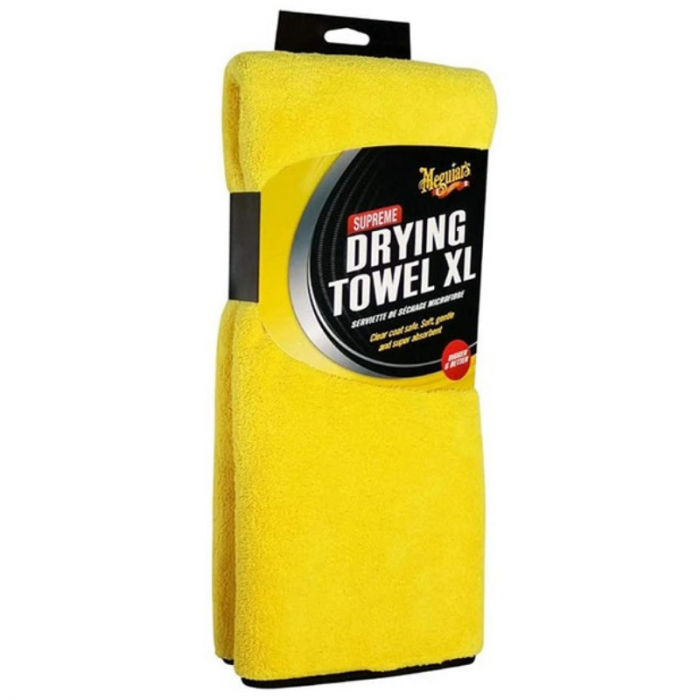 Prosop, Meguiar's Supreme Drying Towel XL, pentru uscare autoturism, dimensiune 85 x 55 cm [1]