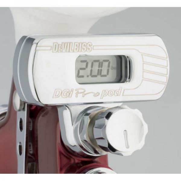 Regulator de presiune aer cu manometru digital,  DeVilbiss  cu montare pe pistol 2017 < [4]