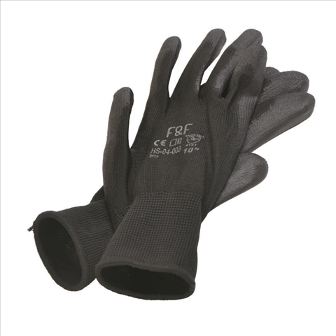 Manusi de lucru, AFT Bunting Black Eco, cu pelicula din poliuretan, set 2 bucati [1]