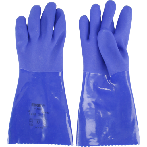 Manusi de protectie chimica, Forch 5405 55, foarte rezistente, culoare albastru, set 1 prereche [1]