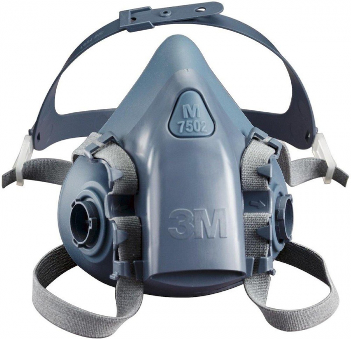 Masca protectie profesionala 3M™ 7502 Marime M, de protectie respiratorie, fara filtre (se comanda separat) [5]