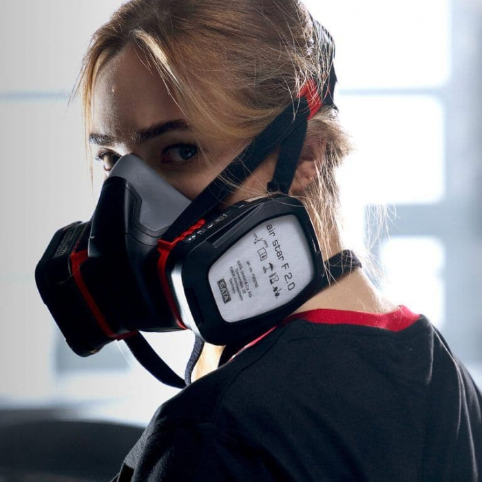Masca protectie profesionala, SATA air star® F, pachetul contine filtre si cutie transport [3]