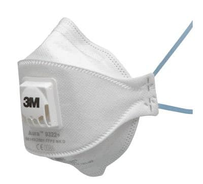 Masca protectie respiratorie 3M Aura™ 9322+, protectie ridicata FFP2, supapa 3M™ Cool Flow™ , set 10 bucati (stoc limitat) [1]