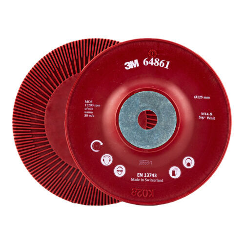 Taler suport, 3M™ 64861, pentru discuri de slefuit cu fibra, prindere M14, diametru 125 mm [1]