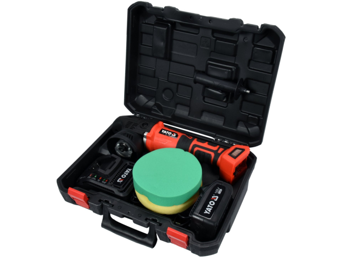 Masina de polisat electrica, Yato YT-82920, acumulator, orbitare 16 mm, diametru Ø 125 mm [6]