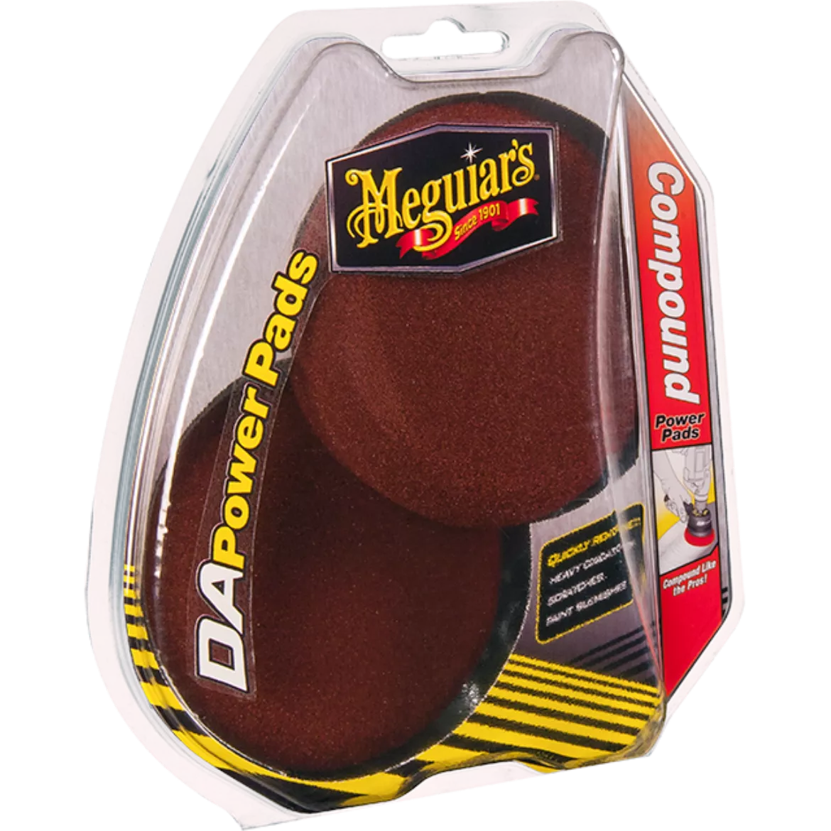 Burete polish, Meguiar's DA Power Pads, diferite duritati, set 2 bucati, diametru 100 mm [1]
