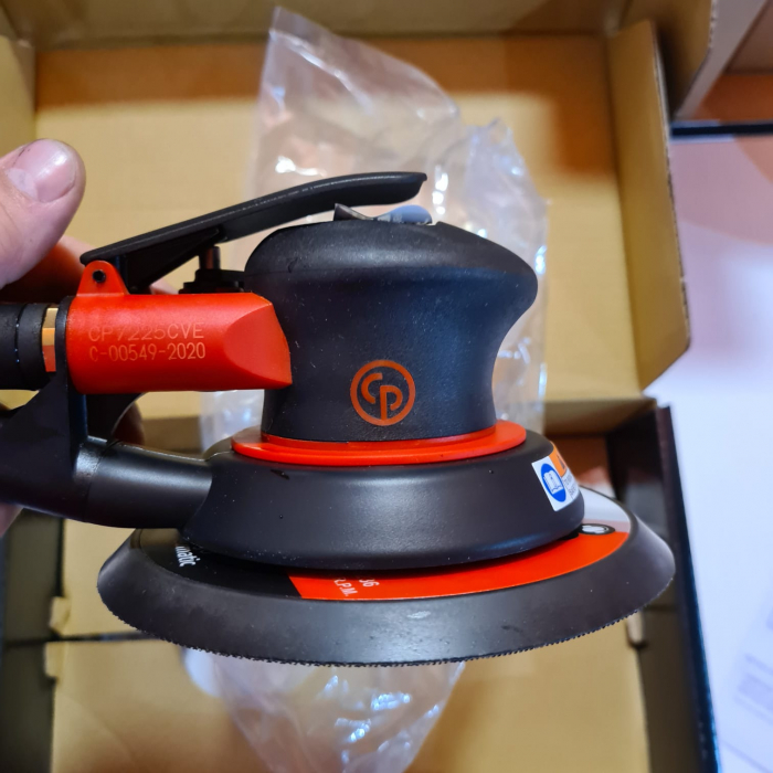 Masina slefuit, Chicago Pneumatic CP7225CVE, orbitare 2.5 mm si Ø 150 mm [6]