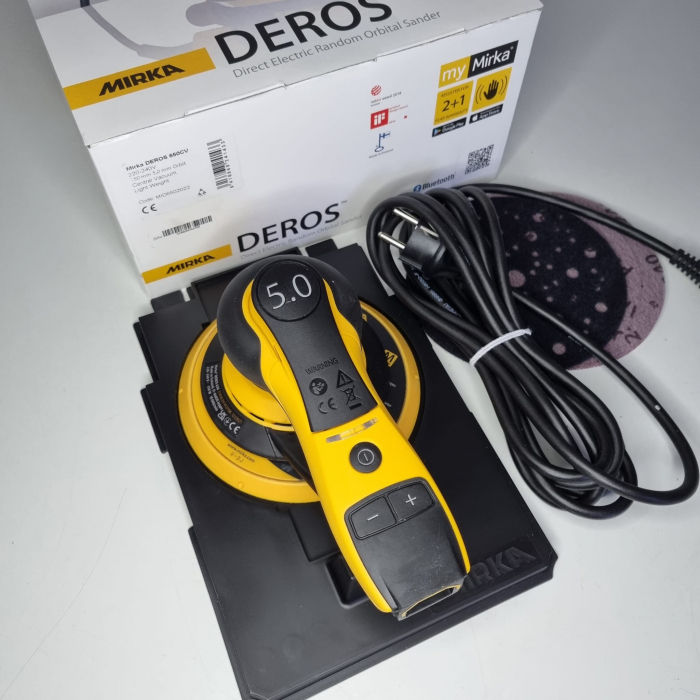 Masina slefuit electrica, Mirka DEROS 650CV, Ø 150 mm, orbitare 5 mm [2]