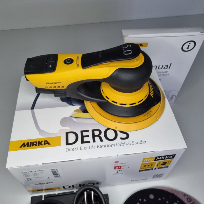 Masina slefuit electrica, Mirka DEROS 650CV, Ø 150 mm, orbitare 5 mm [3]