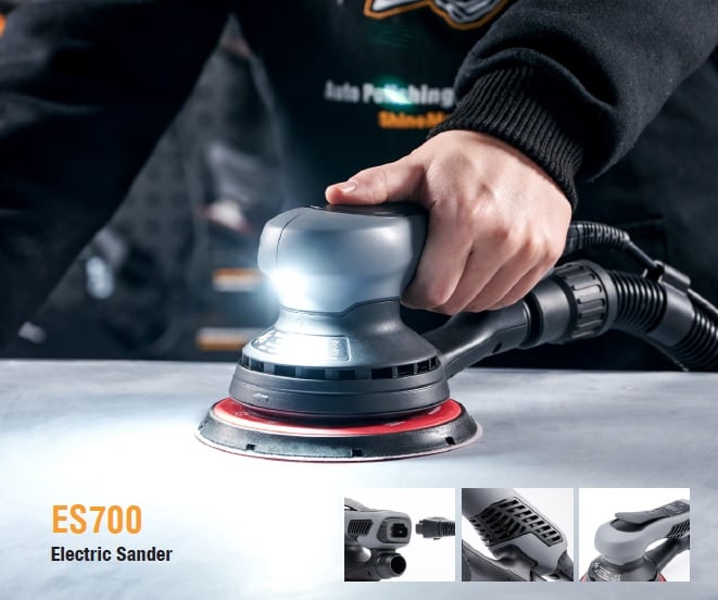 Masina slefuit electrica, Shine Mate ES700/3, taler Ø 150 mm, orbitare 3 mm [2]