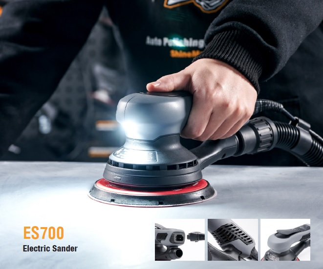 Masina slefuit electrica, Shine Mate ES700/5, taler Ø 150 mm, orbitare 5 mm [2]