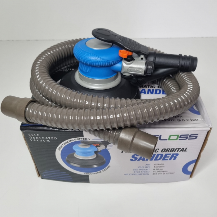 Masina slefuit pneumatica, Gloss GSM00, 10500 rotatii/min, Ø 150 mm, consumul de aer 354 l /min la 6.2 bar [4]