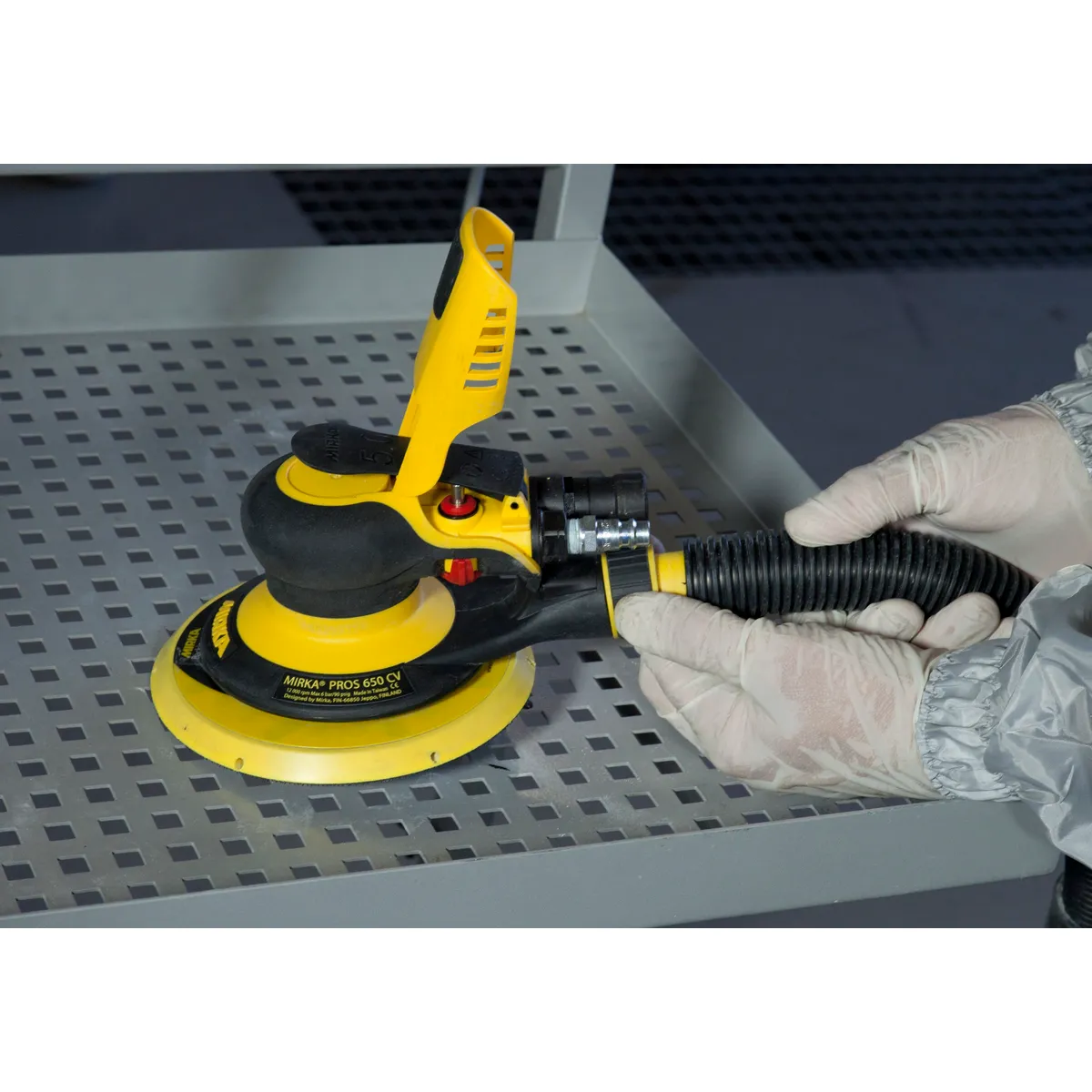 Masina slefuit pneumatica, Mirka® PROS 625CV Ø / PROS 650CV Ø 150 mm, orbitare la alegere 2.5 mm / 5.00 mm si Ø 150 mm [10]