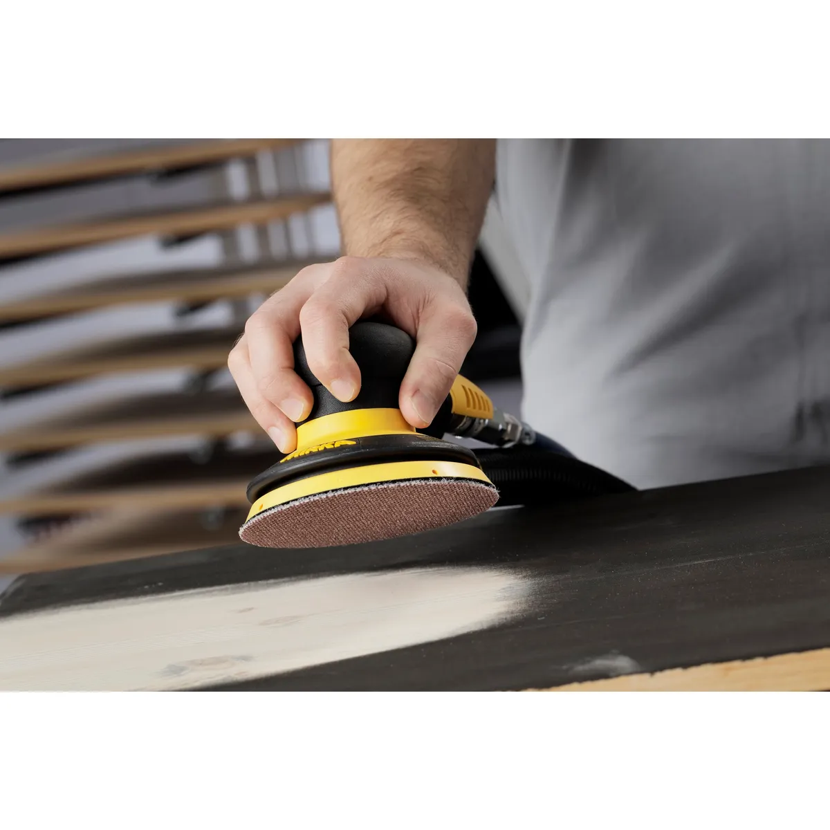 Masina slefuit pneumatica, Mirka® PROS 625CV Ø / PROS 650CV Ø 150 mm, orbitare la alegere 2.5 mm / 5.00 mm si Ø 150 mm [9]