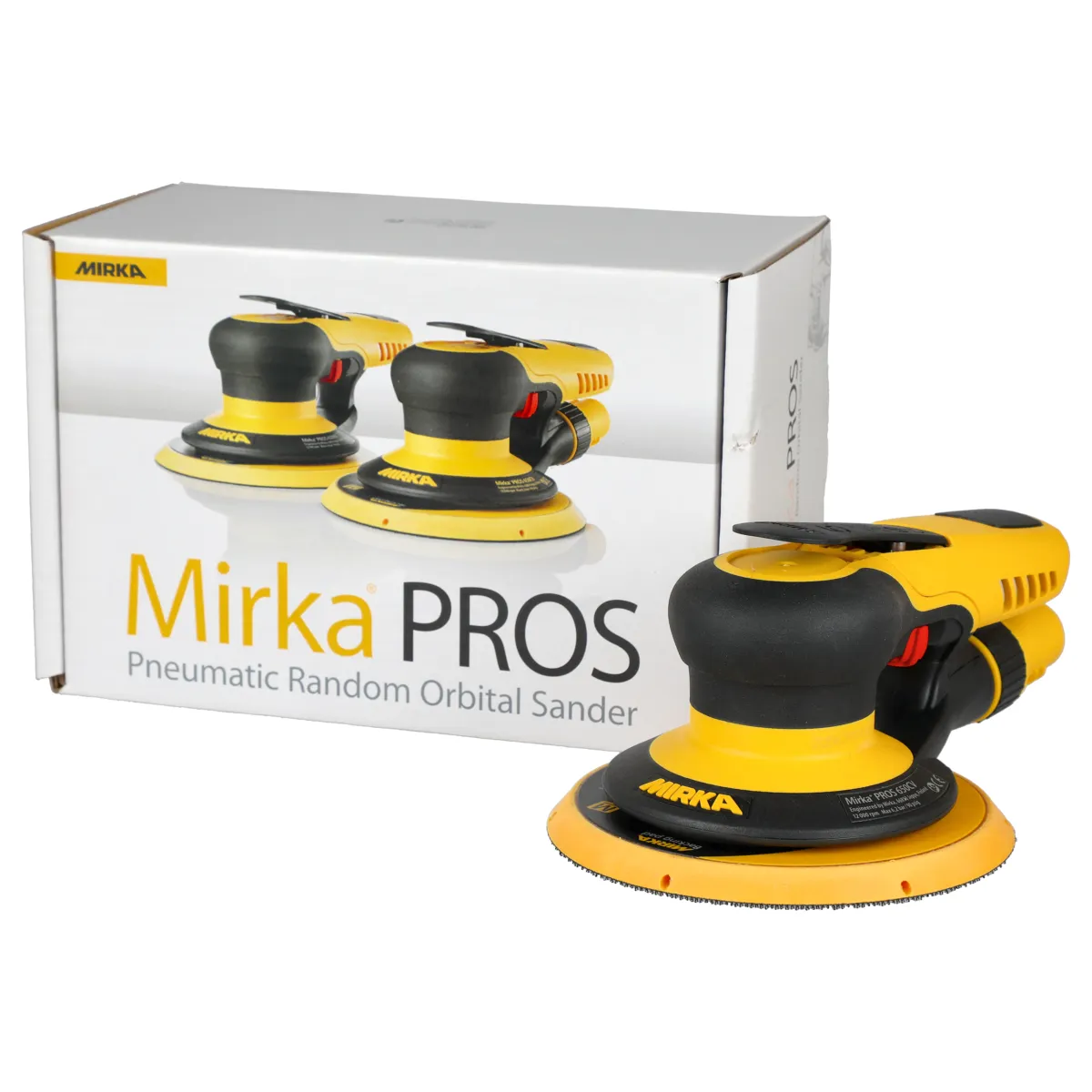 Masina slefuit pneumatica, Mirka® PROS 625CV Ø / PROS 650CV Ø 150 mm, orbitare la alegere 2.5 mm / 5.00 mm si Ø 150 mm [4]