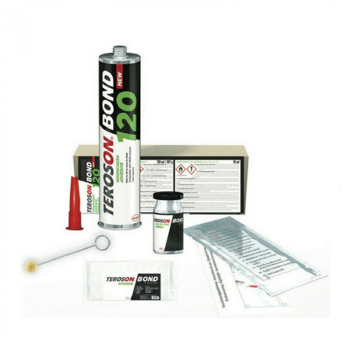 Set lipit parbriz, TEROSON BOND 120, primer + adeziv, timp uscare 2 ore, 310 ml [1]