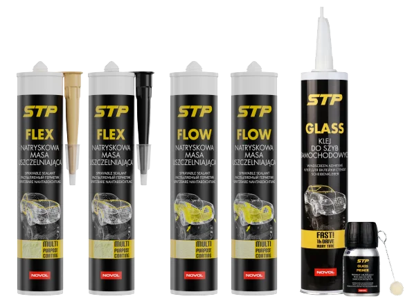 Mastic polimer pulverizabil, Novol STP Flow, diferite culori, pentru pistol pneumatic, gramaj 290 ml [2]
