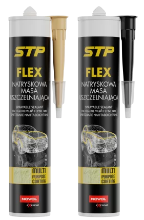 Mastic hibrid pulverizabil, Novol STP Flex, diferite culori, pentru pistol pneumatic, gramaj 290 ml [2]