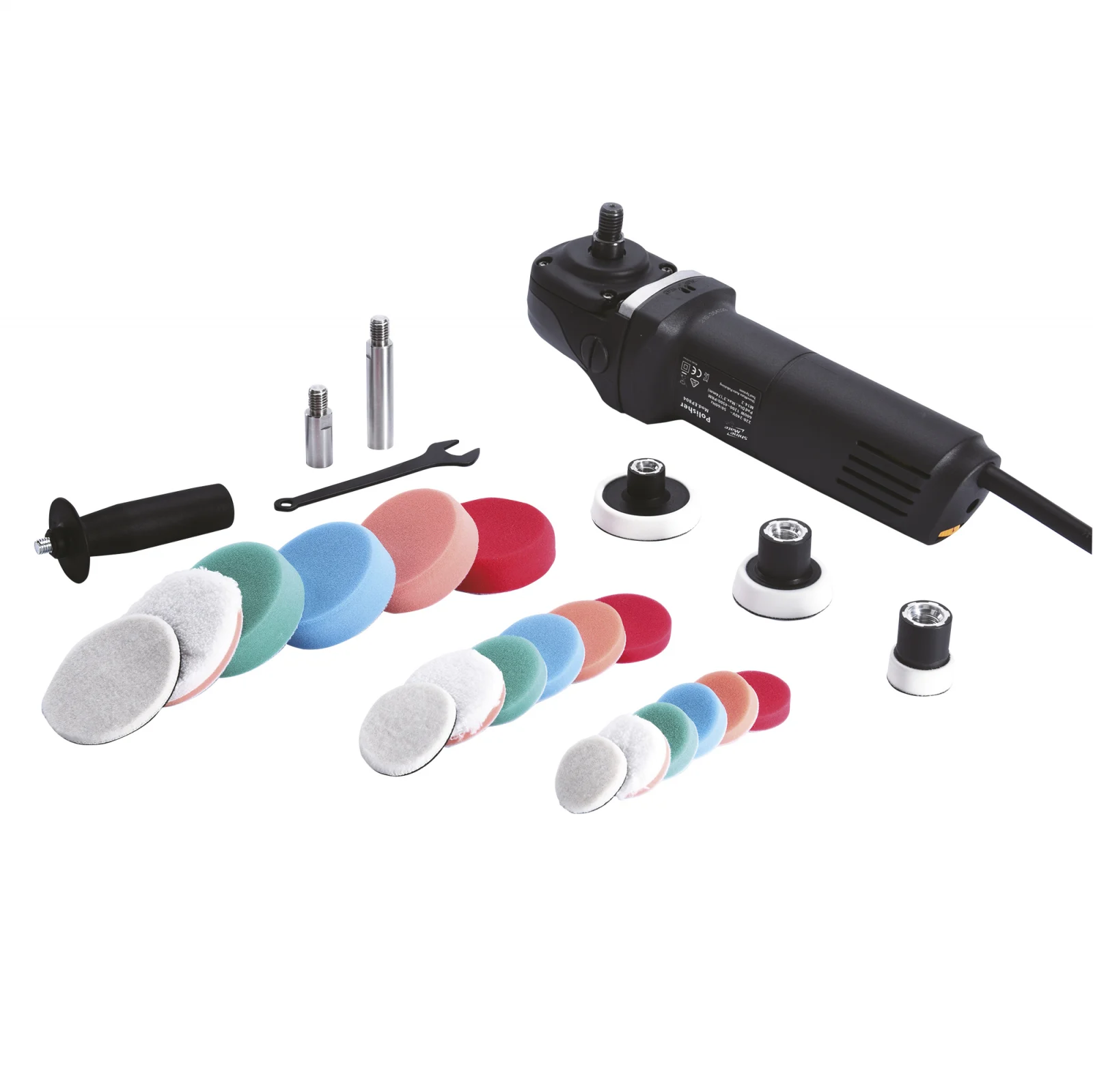 Mini masina de polish, ShineMate EP804K, diametru Ø 31, 50, 75 mm + accesorii [4]
