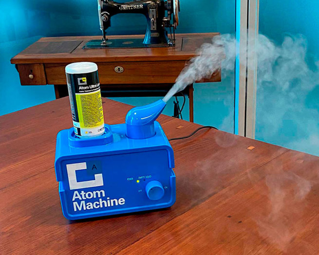 Nebulizator ultrasonic Errecom Atom Machine elimina mirosurile datorate contaminării bacteriologice + 48 buc solutie dezinfectare [3]